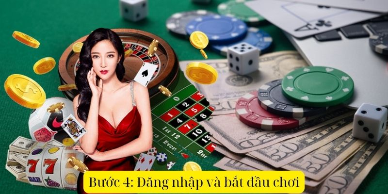 Bước 4: Đăng nhập và bắt đầu chơi